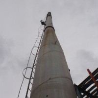 Roztoky u Prahy – měření tloušťky ocelového komína